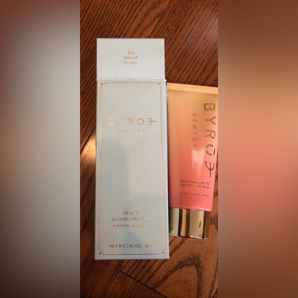 Byroe Peach Kombucha Tea Purifying Clay Mask 80g